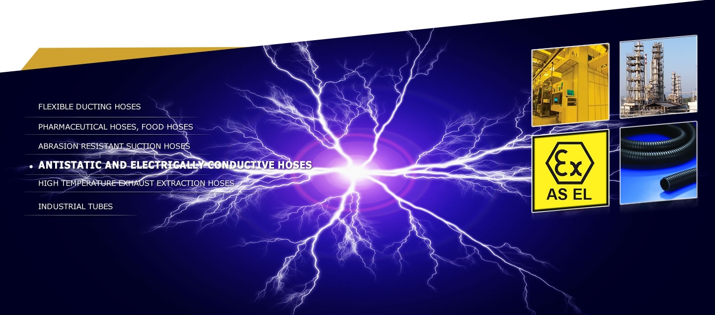 Antistatic and Electrically Conductive hose Antistatic and Electrically Conductive hose